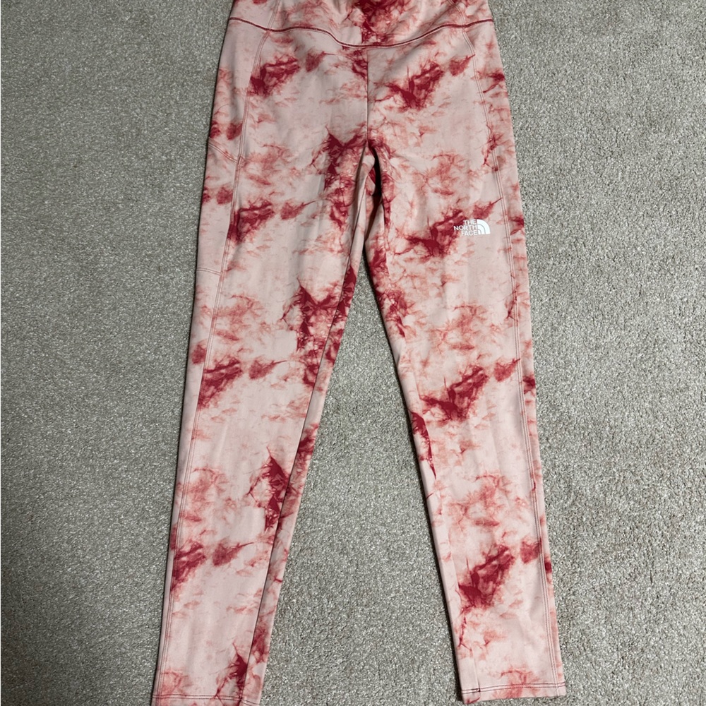 The North Face Pink and Red Tie-Dye Jacket